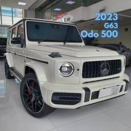 2023 Mercedes-Benz G63 AMG 4.0 SUV White on Black Mercy G 63 Putih full