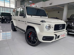 2023 Mercedes-Benz G63 AMG 4.0 SUV White on Black Mercy G 63 Putih full