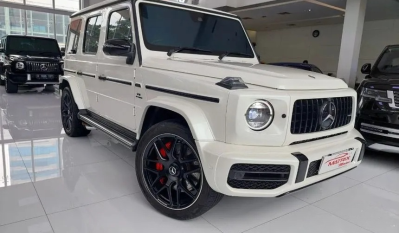 2023 Mercedes-Benz G63 AMG 4.0 SUV White on Black Mercy G 63 Putih full