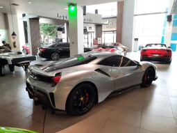 2020 Ferrari 488 Pista 3.9 Coupe Grigio Titanio Metall on Alcantara Charcoal, Hub Kevin full