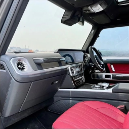 2024 Mercedes-Benz G63 AMG 4.0 SUV MERCY G Class. Black Magno On Red. Full Carbon. Stnk 2025. KM 300 Perak. LIKE NEW CAR. Harga CASH BEST DEAL NEGO Ya full