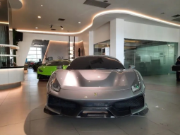 2020 Ferrari 488 Pista 3.9 Coupe Grigio Titanio Metall on Alcantara Charcoal, Hub Kevin full