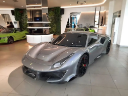 2020 Ferrari 488 Pista 3.9 Coupe Grigio Titanio Metall on Alcantara Charcoal, Hub Kevin full