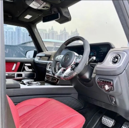 2024 Mercedes-Benz G63 AMG 4.0 SUV MERCY G Class. Black Magno On Red. Full Carbon. Stnk 2025. KM 300 Perak. LIKE NEW CAR. Harga CASH BEST DEAL NEGO Ya full