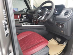 2021 Mercedes-Benz G63 AMG 4.0 SUV Magno Grey on Red Like New Full Option Mercy G 63 full