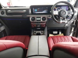 2021 Mercedes-Benz G63 AMG 4.0 SUV Magno Grey on Red Like New Full Option Mercy G 63 full