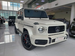 2023 Mercedes-Benz G63 AMG 4.0 SUV White on Black Mercy G 63 Putih full