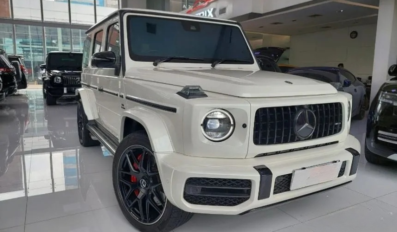 2023 Mercedes-Benz G63 AMG 4.0 SUV White on Black Mercy G 63 Putih full