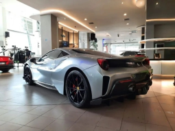 2020 Ferrari 488 Pista 3.9 Coupe Grigio Titanio Metall on Alcantara Charcoal, Hub Kevin full