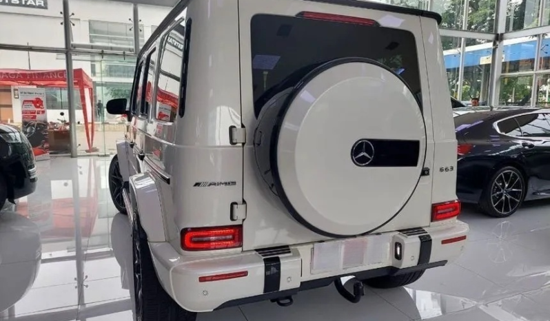 2023 Mercedes-Benz G63 AMG 4.0 SUV White on Black Mercy G 63 Putih full