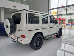 2023 Mercedes-Benz G63 AMG 4.0 SUV White on Black Mercy G 63 Putih full