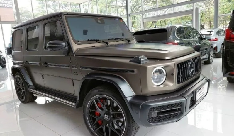 2021 Mercedes-Benz G63 AMG 4.0 SUV Magno Grey on Red Like New Full Option Mercy G 63 full