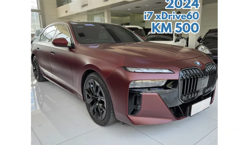 2024 BMW i7 0.0 xDrive60 Gran Lusso Sedan Red on Grey Electric ATPM Full Option xDrive EV Listrik Merah full